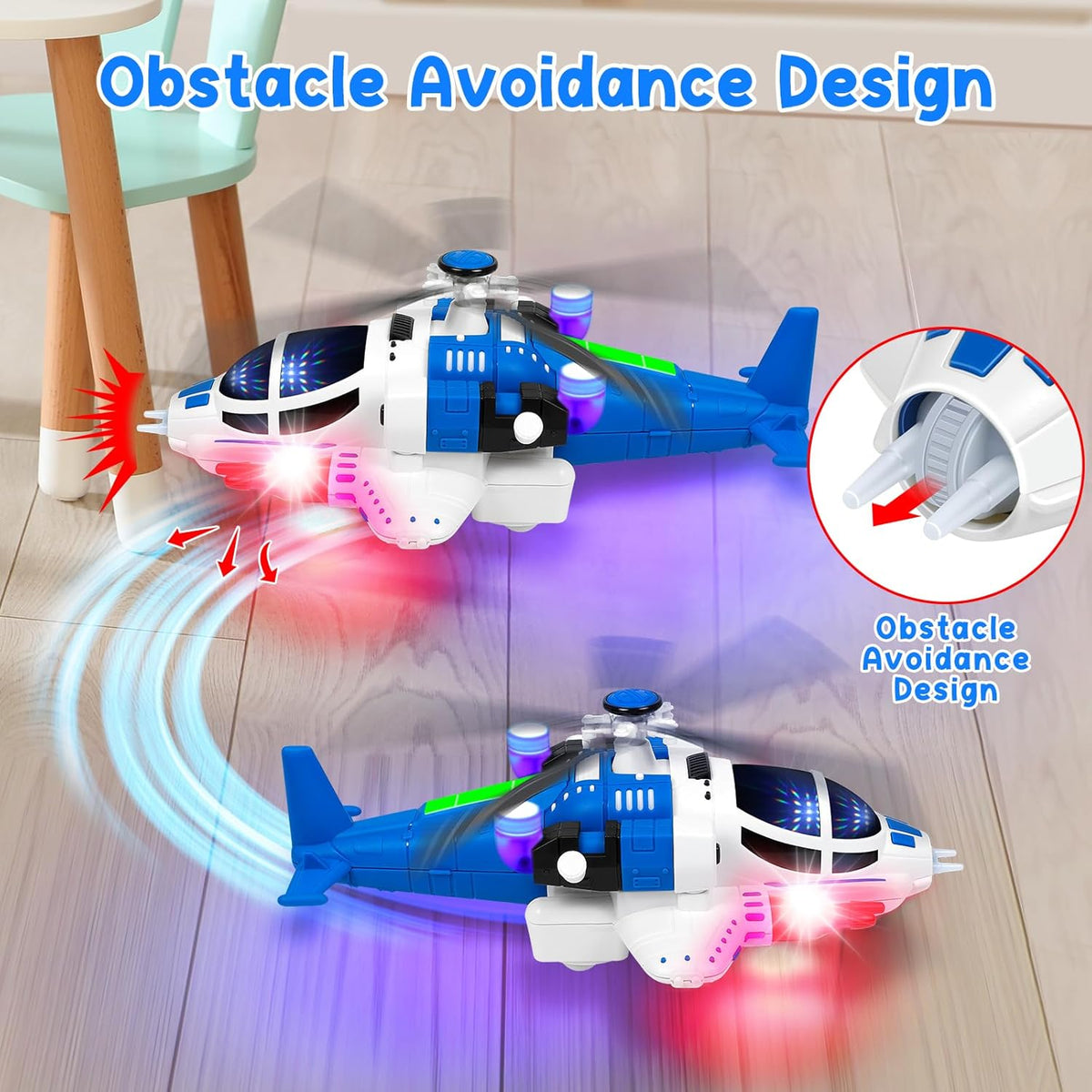 Helicopter Toy for Toddlers With Lights And Sounds - image 2