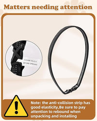Blind Dog Harness, Lightweight Collar for Dogs&Cats, Adjustable Blind Dog Collar Harness, Pet Anti-Collision Ring for Blind, Eye Injury, Vision Impairment Pets for Protective & Build Confidence XXL