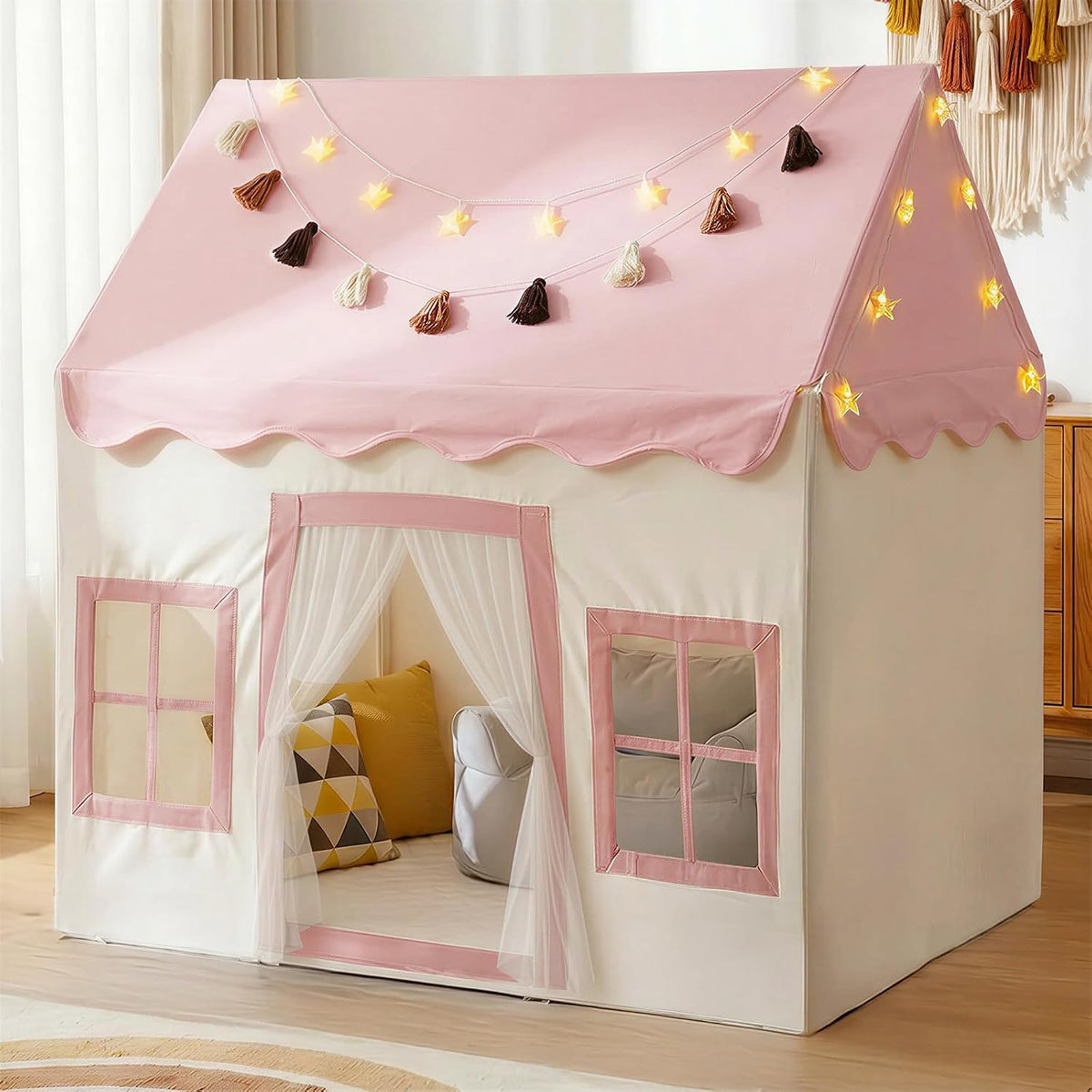 Little Dove Kids Play Tent with Mat - Pink Play Tent / Medium Size