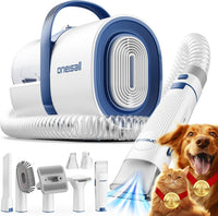 oneisall Dog Grooming Vacuum - Blue