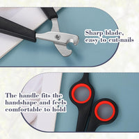 Lasnten 2 Pcs Bird Nail Grinder with Clipper Bird Nail Trimmer File - Black - image 3