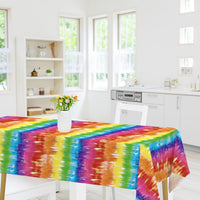 Iceyyyy Halloween skeleton tablecloth, black plastic table cover with skeleton print - view 24