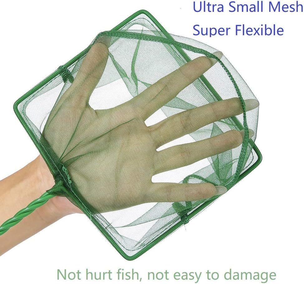 Aquarium Fishing Net Fish Tank Cleaning Tools Fine Mesh Net - 8 Inch - image 3