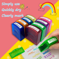 Teacher Stamps for Grading Classroom - Rainbow - image 3