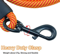 MayPaw Rope Dog Leash, Thick Leash for Medium Large Dogs - orange / 1/2" * 10' - image 2