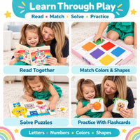 TOYVENTIVE learning toys set for 2 year olds with books, puzzles and matching games - view 9