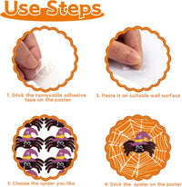 Halloween Games for Kids Pin The Spider on The Web Halloween Party - image 4