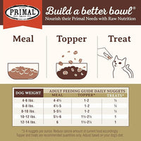 Primal Freeze Dried Raw Cat Food Nuggets Venison, Complete & Balanced Meal or Topper, Premium, Healthy, Grain Free, High Protein Raw Cat Food with Probiotics (14 oz)