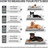 JOEJOY Dog Bed for Large Dogs - L (36x27) / Grey - image 2