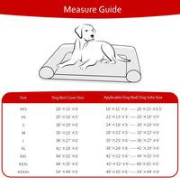 Waterproof Dog Bed Covers Replacement Lovely Grey Star Print - Grey Star / 32 x 44 x 6 inch - image 3