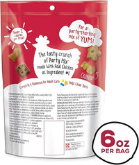 Purina Friskies Party Mix Cat Treats (Mixed Grill Crunch, 2.1 Ounce (Pack of 6))