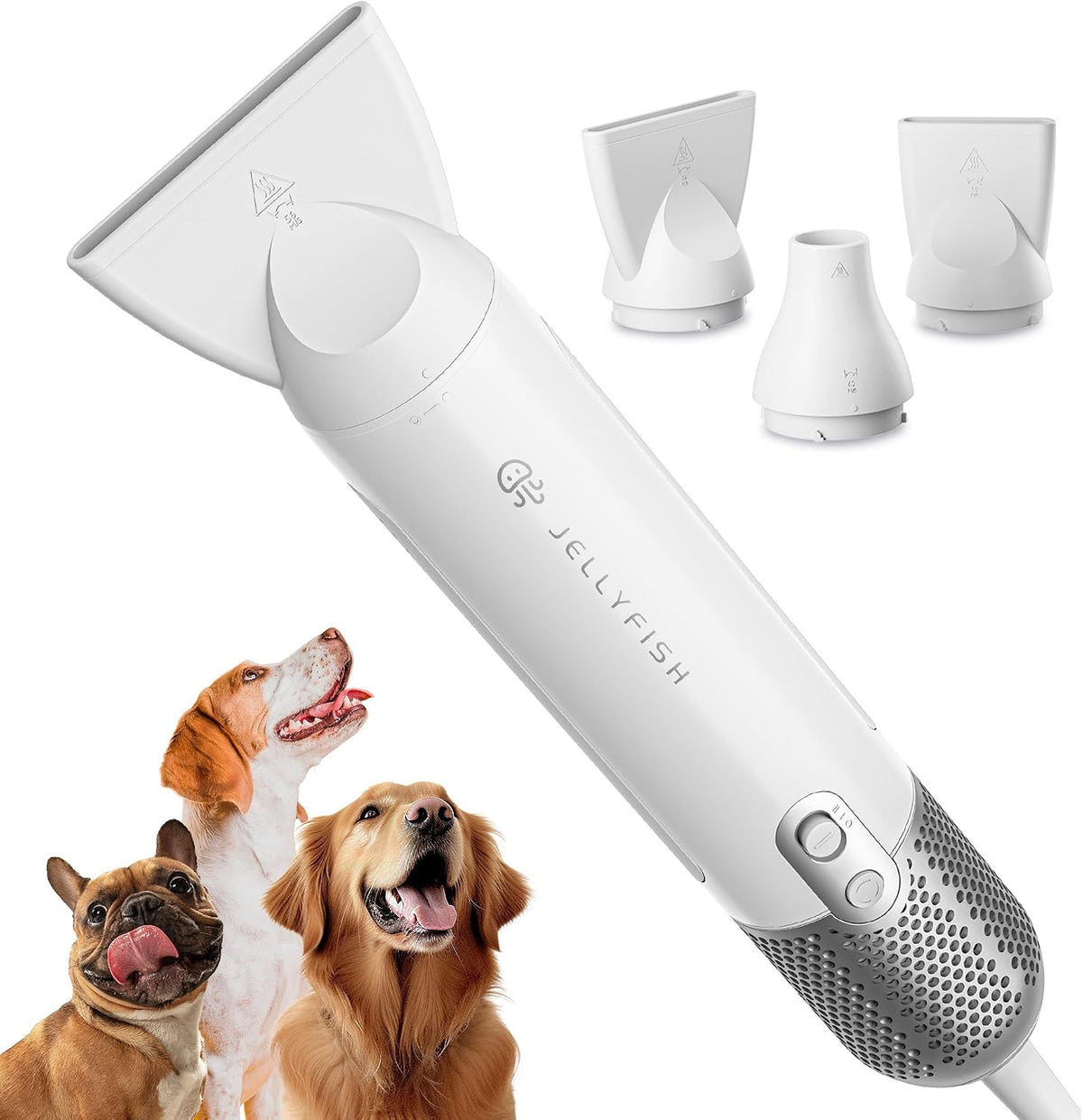 Jellyfish Handheld Dog Dryer, 2 Speeds, 4 Temp