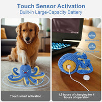 Interactive Dog Toys Octopus to Keep Them Busy – Essentials for Dogs - Blue - image 4