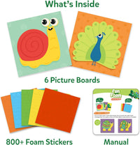 Skillmatics Fun with Foam Sticker Art, Animals, Craft Kit - 2. Animals - image 2