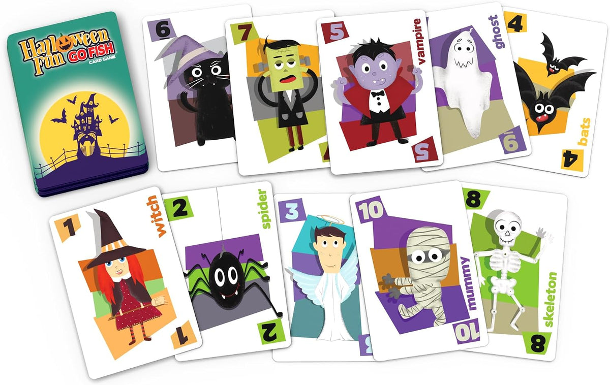 Arizona GameCo Halloween card games deck for Go Fish, Old Maid and Slap Jack - view 2