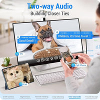 Automatic Cat Feeder with 2K HD Camera: Automatic Dog Feeder with Night Vision, Cat Food Dispenser with 5G WiFi for Multiple Pet, Detachable for Easy Clean - 29 Cup （7L Large Capacity）