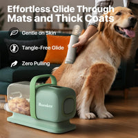 Buenkee Dog Grooming Vacuum Kit, 15000Pa Clipper, Shedding Brush - Green - image 4