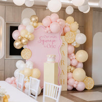 Pastel Balloons Whimsical Christmas Rainbow Colorful Birthday Balloon – Fun for Kids & Family - Soft Pink Yellow White - image 3