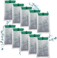 10 Pack Medium Replacement Filter Cartridges for Tetra Whisper Bio-Bag Filters, Compatible with 10i/IQ10/PF10 and ReptoFilter Aquariums