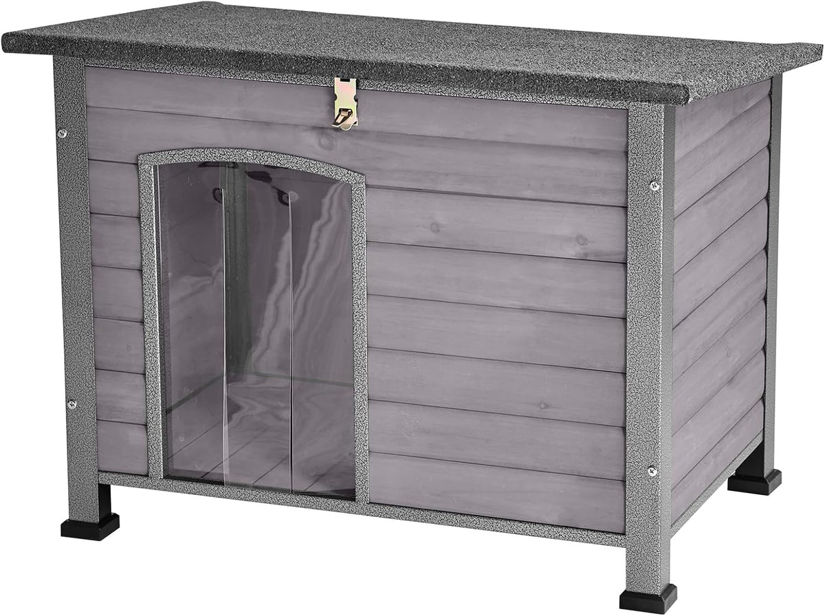 Suumerpety Indoor Outdoor Dog House - L-Grey