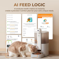 Yuno AI Smart Automatic Cat Feeder with 2K 360° Camera Auto-Track - image 4