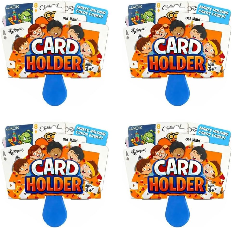 Regal Games 2 Pack Card Holders for Playing Cards - 4 Pack