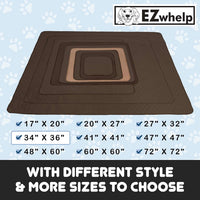 Washable Dog Training Pads, Reusable Waterproof Whelping - 34x36 Inch (Pack of 1, Rounded Corners) - image 3
