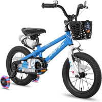 JOYSTAR Pluto 12-20" Kids Bike with Light Up Training Wheels – Fun for Kids & Family - Blue / 12 Inch with Flash Training Wheels