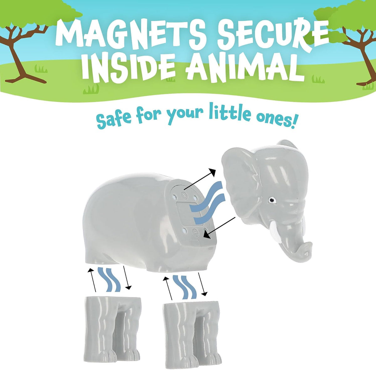 Popular Playthings Magnetic Mix or Match Animals – Fun for Kids & Family - image 4