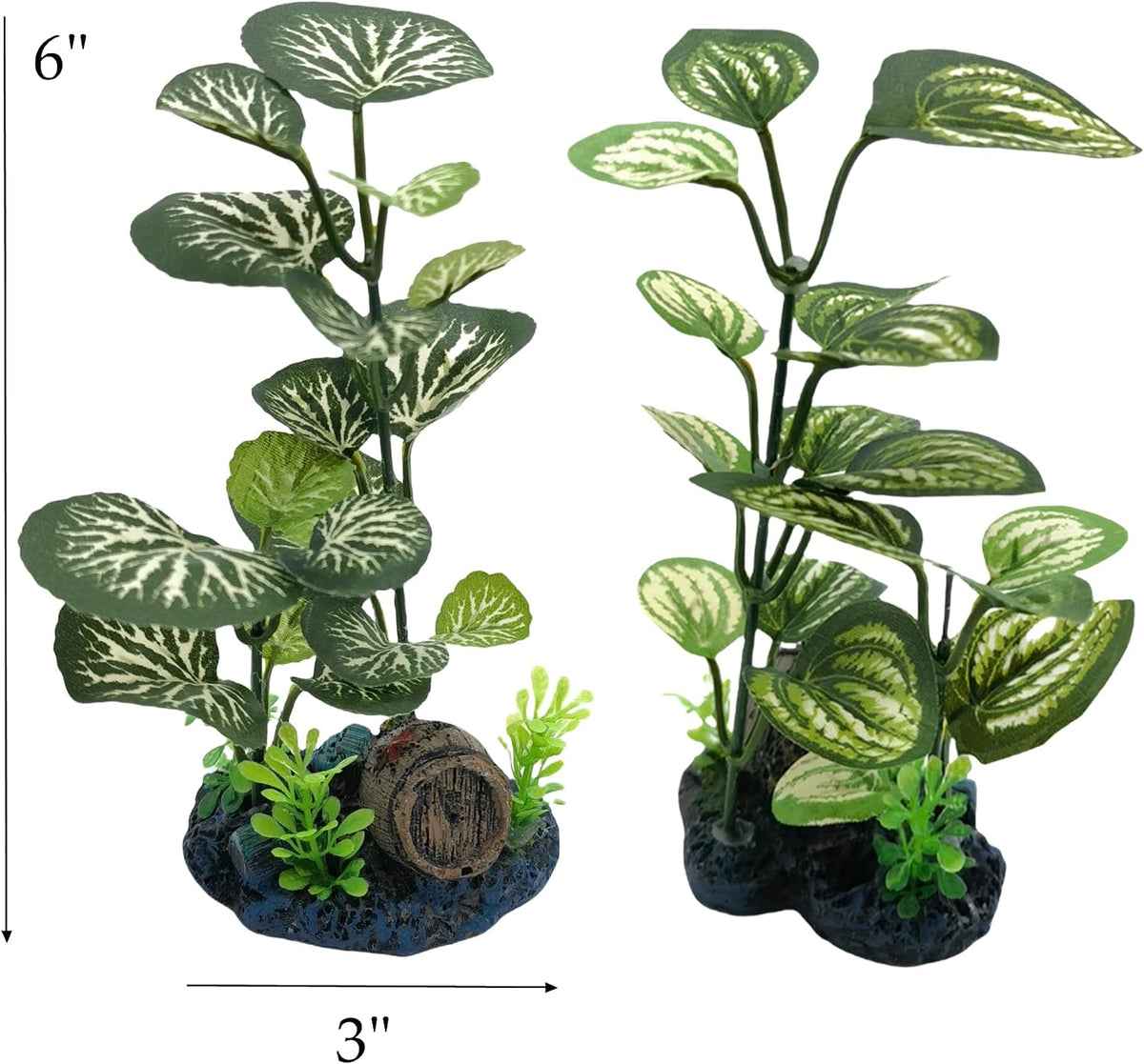 M2cbridge Artificial Fish Tank Plants Aquarium Plant Aquatic Water - 2pcs Grasses - image 3