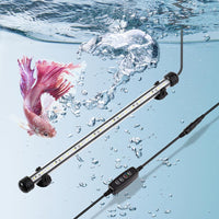 DaToo 4W 7.5inch Submersible Aquarium Light Underwater Fish Tank - 8W 15inch (With Timer&Dimmer)