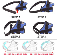 Bolux Dog Harness, No-Pull Reflective Dog Vest - Small (Pack of 1) / Blue - image 3