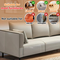 16 Pack 17"x11.8" Cat Scratch Furniture Protector for Leather Couch – Essentials for Cats - 16 Pack-17×11.8in - image 4