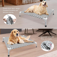 Kuntrust Elevated Outdoor Dog Bed, Medium Size, Cotton Material - Triangle / 4 sided Medium - image 3