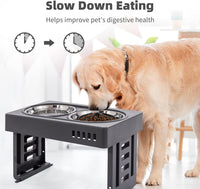 Jaoul Slow Feeder Dog Bowls Insert - Small(4 inch) / Black - image 2