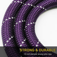 BTINESFUL 6FT Chewproof Dog Leash - purple - image 3