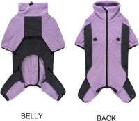Fleece Dog Coat for Small Medium Dog - Purple / M - image 2