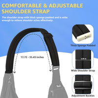 SlowTon Dog Carrier Sling - C-Black Water-Resistant / For Pets 3-8lbs - image 3