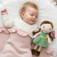 GAGAKU soft baby doll in a floral print rag doll style for toddlers - view 15