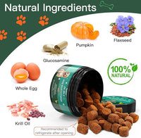 Dog Vitamins and Supplements, Senior & Puppy Multivitamin for Dogs Support with Glucosamine Chondroitin Omega Probiotics, Dog Multivitamins Chews for Hip & Joint, Skin, Immune, Chicken 60 Ct