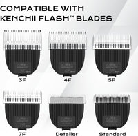 Kenchii Flash Cordless Dog Grooming Clipper - White - image 3