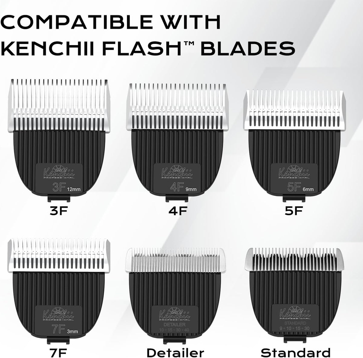 Kenchii Flash Cordless Dog Grooming Clipper - White - image 3