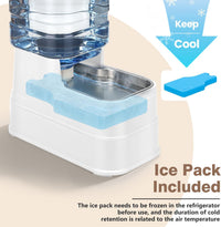 1.1 Gallon Pet Automatic Dog Water Dispenser Cat Gravity Waterer - White / 4L(1.1 Gallon) - image 4