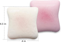 Bread Butter Squishy,Slow Rising Squishy，Stress Balls，Fidget Toy – Fun for Kids & Family - Pink and White - image 2