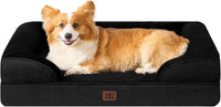 EHEYCIGA Orthopedic Dog Beds Large Sized Dog - Black / 35.0"l X 22.0"w X 6.5"th