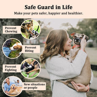 Dog Muzzle, Soft Mesh Muzzles for Small Dogs Biting, XXS - Black / XL-Snout (9½”-10¼”) - image 4