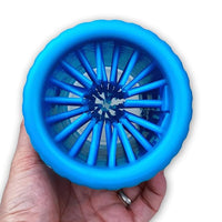 2 Pack Portable Dog Paw Cleaner, Washer, Buddy Muddy Pet Foot Cleaner for Medium Breed Dogs and Cats, Blue