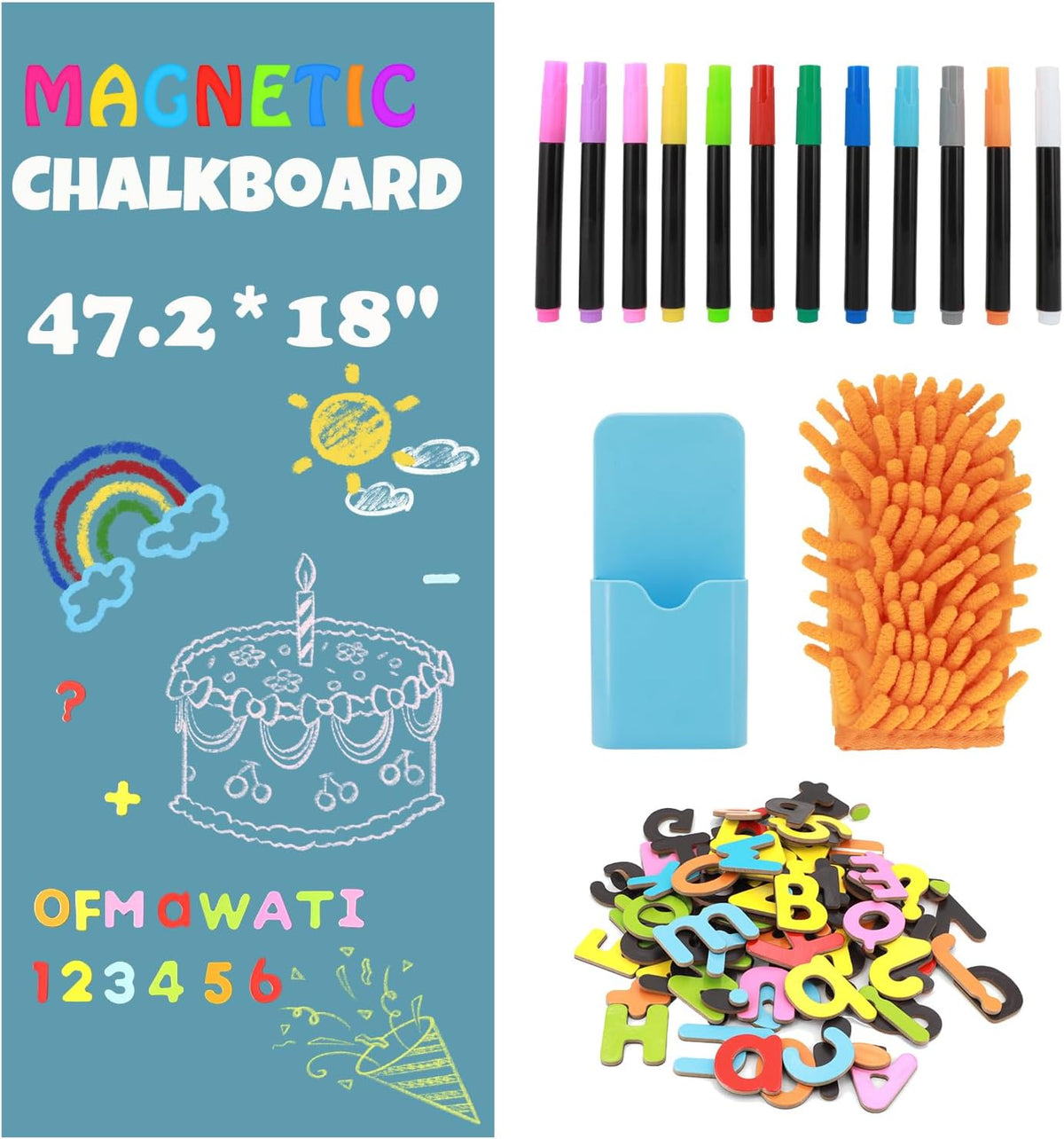 Magnetic Whiteboard Contact Paper - Celadon 1pc / 47.2"W x 18"H