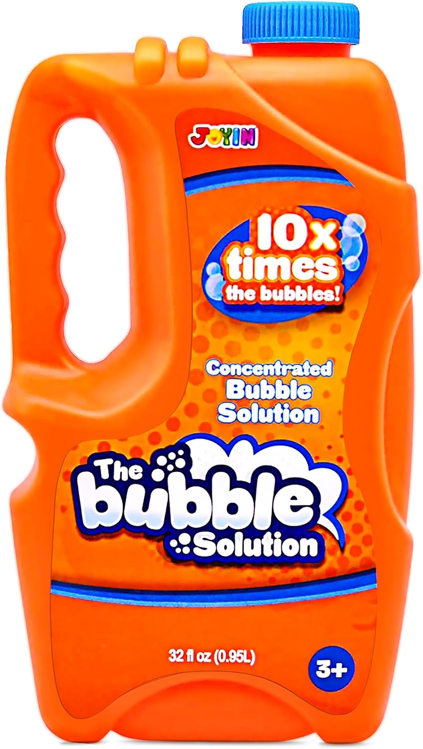 JOYIN 32 OZ Concentrated Bubble Solution for Bubble Machines - Orange