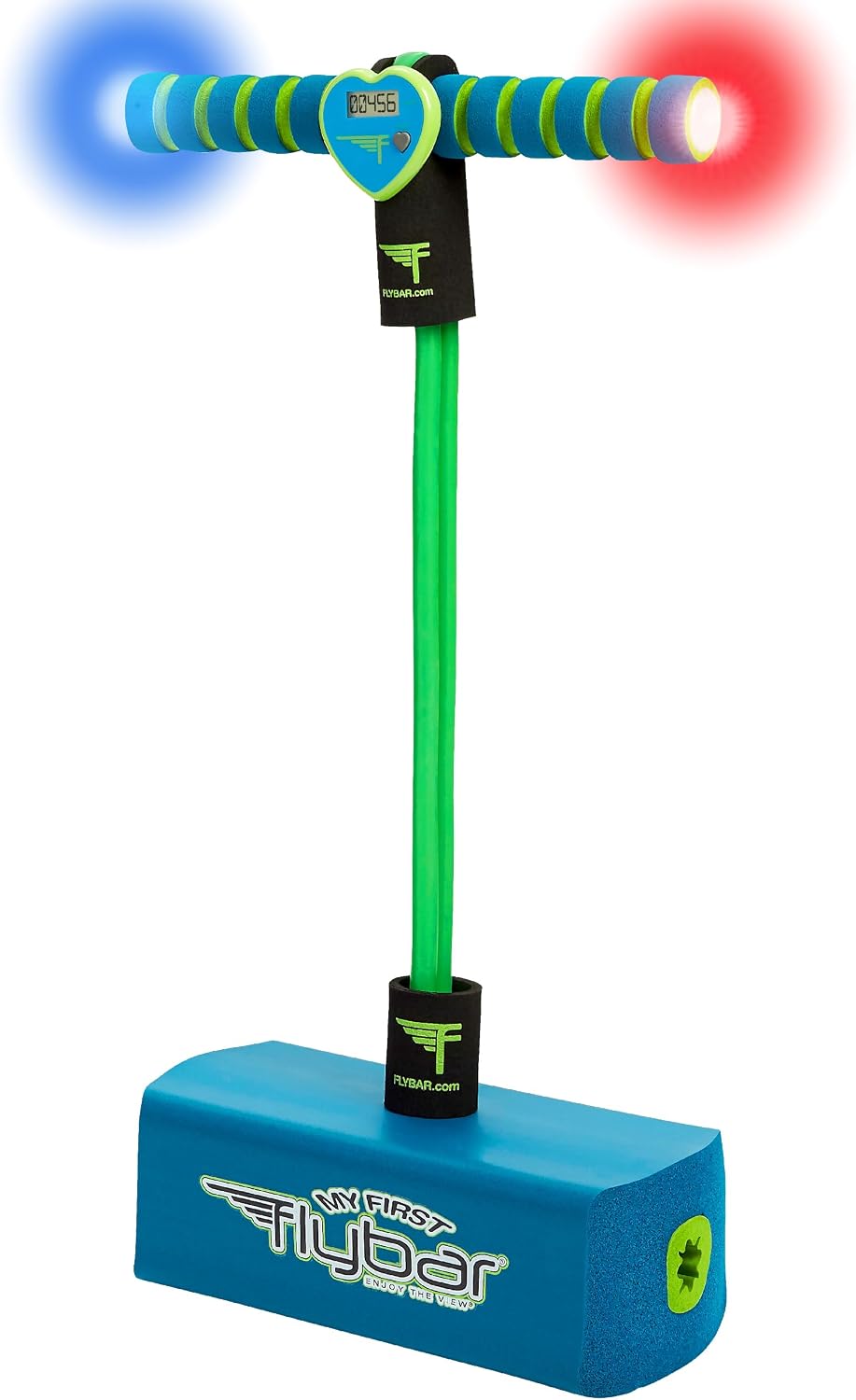 Flybar My First Foam Pogo Jumper for Kids Fun and Safe Pogo Stick - Blue Led